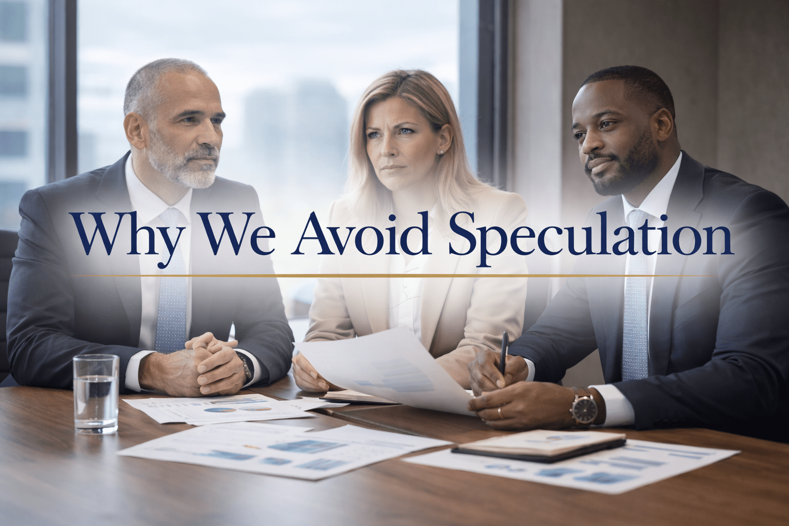 Why We Avoid Speculation