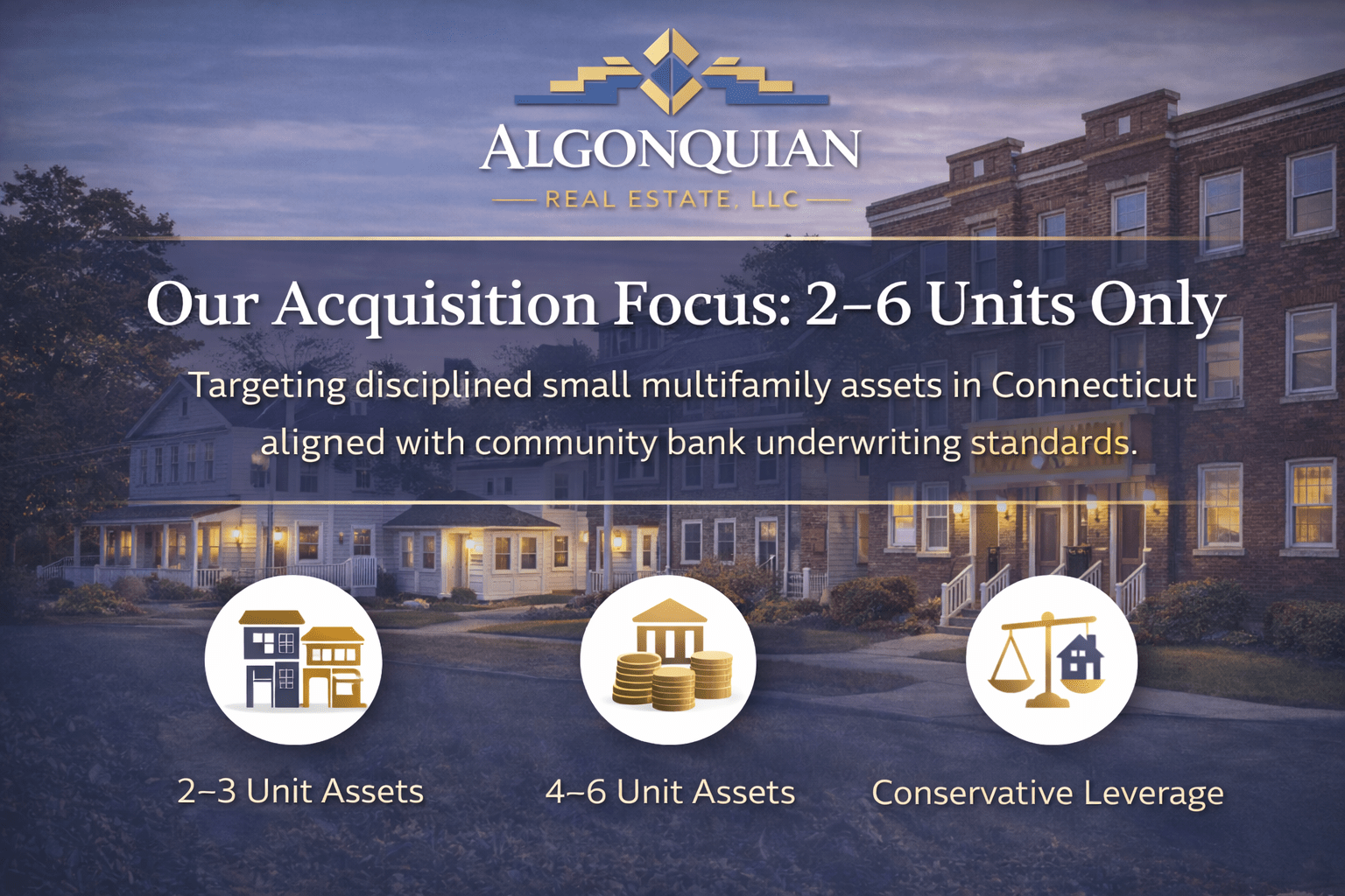 Our Acquisition Focus: 2–6 Units Only