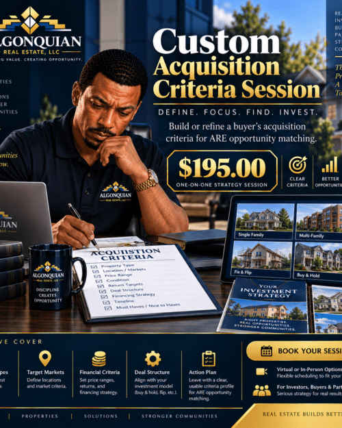 Custom Acquisition Criteria Session