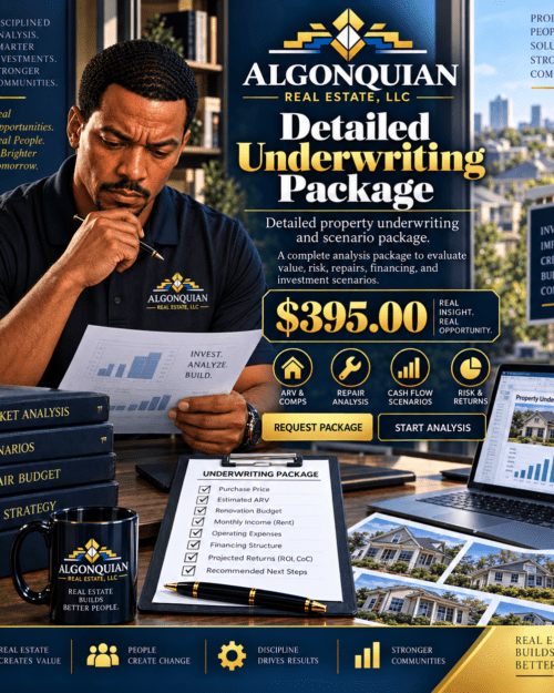Detailed Underwriting Package