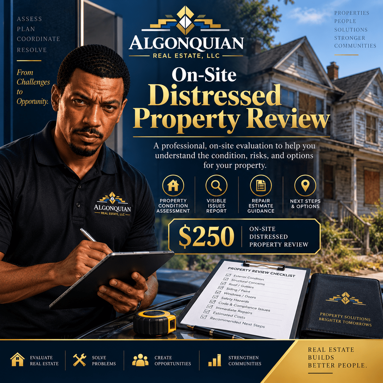 On-Site Distressed Property Review